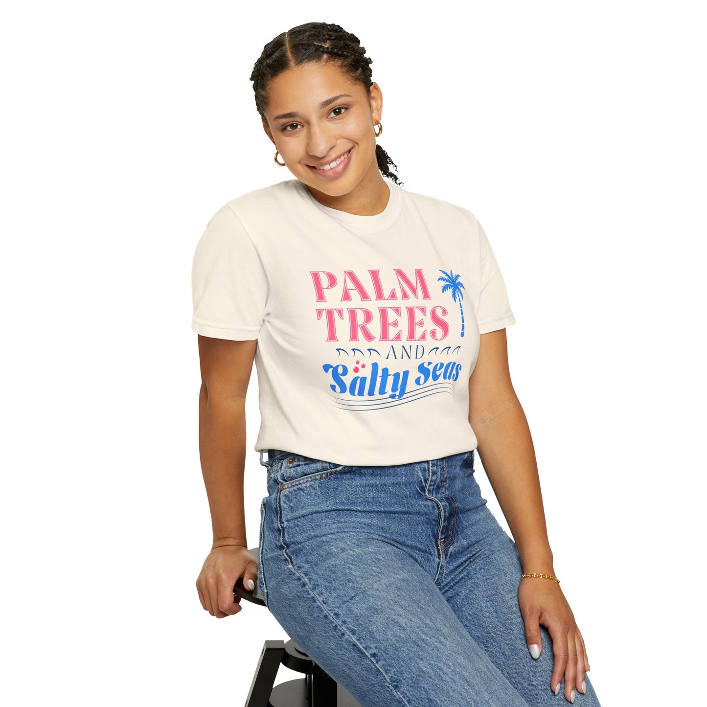 Palm Trees and Salty Seas Graphic Tee