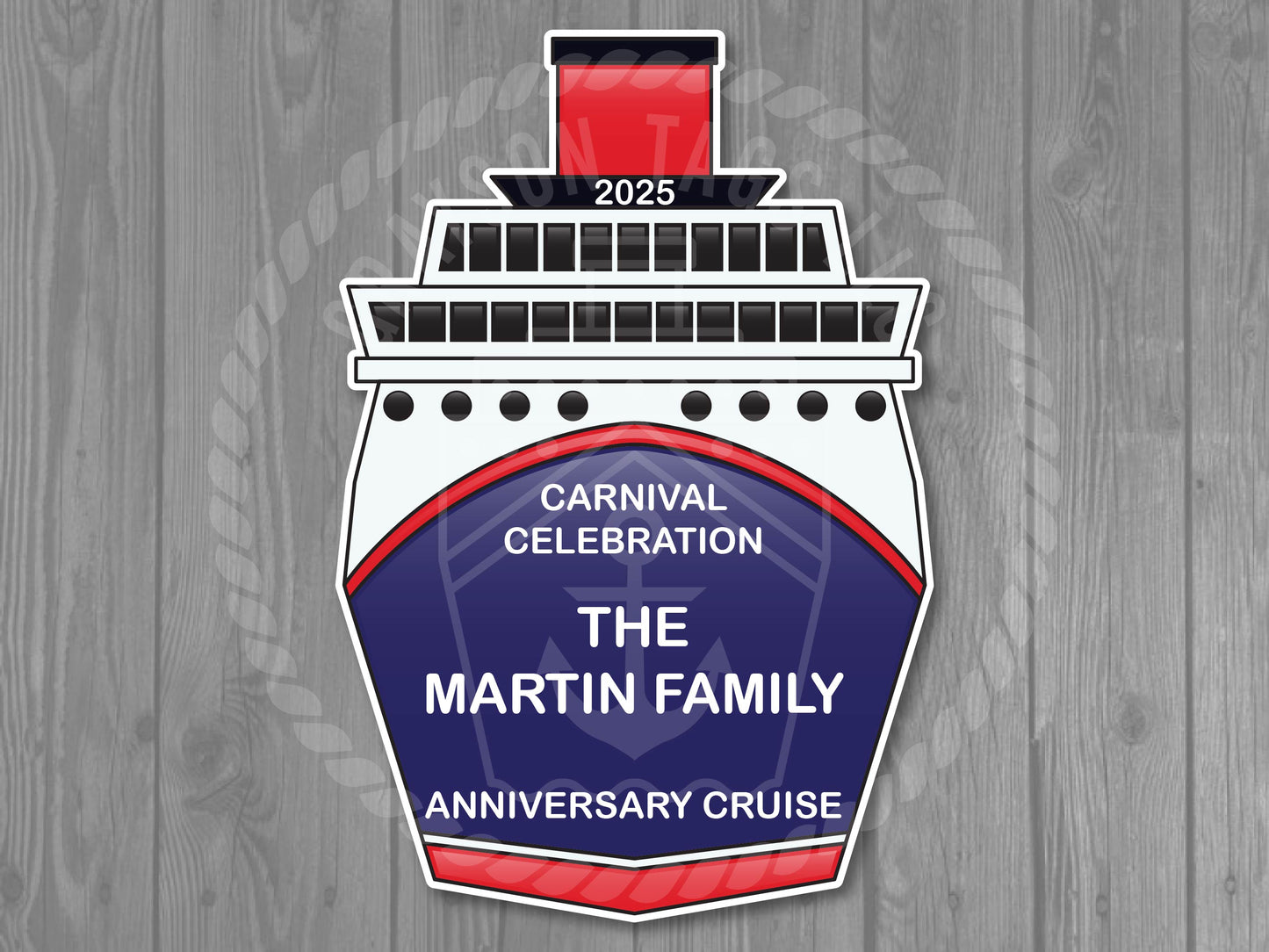 Custom Ship Front Magnet