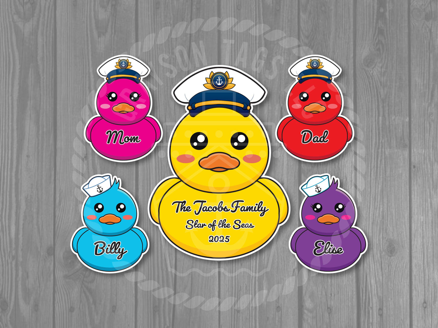 X-Large Cruise Duck Magnet