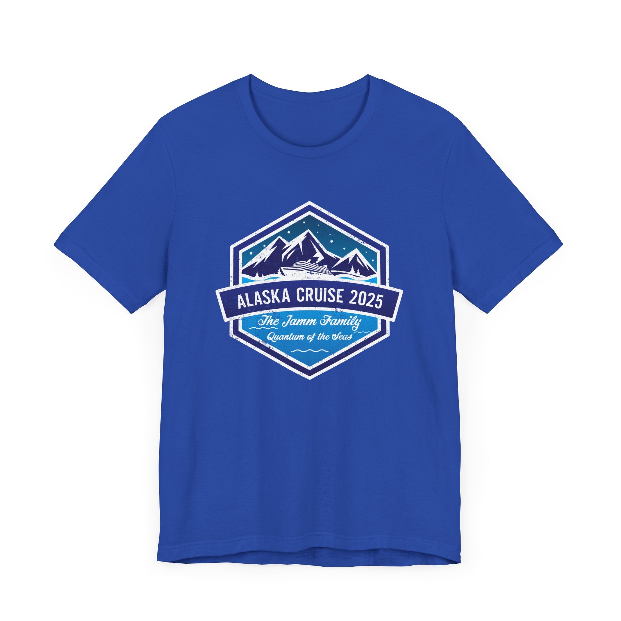 Alaska Cruise Retro Hexagon Custom Adult Tee