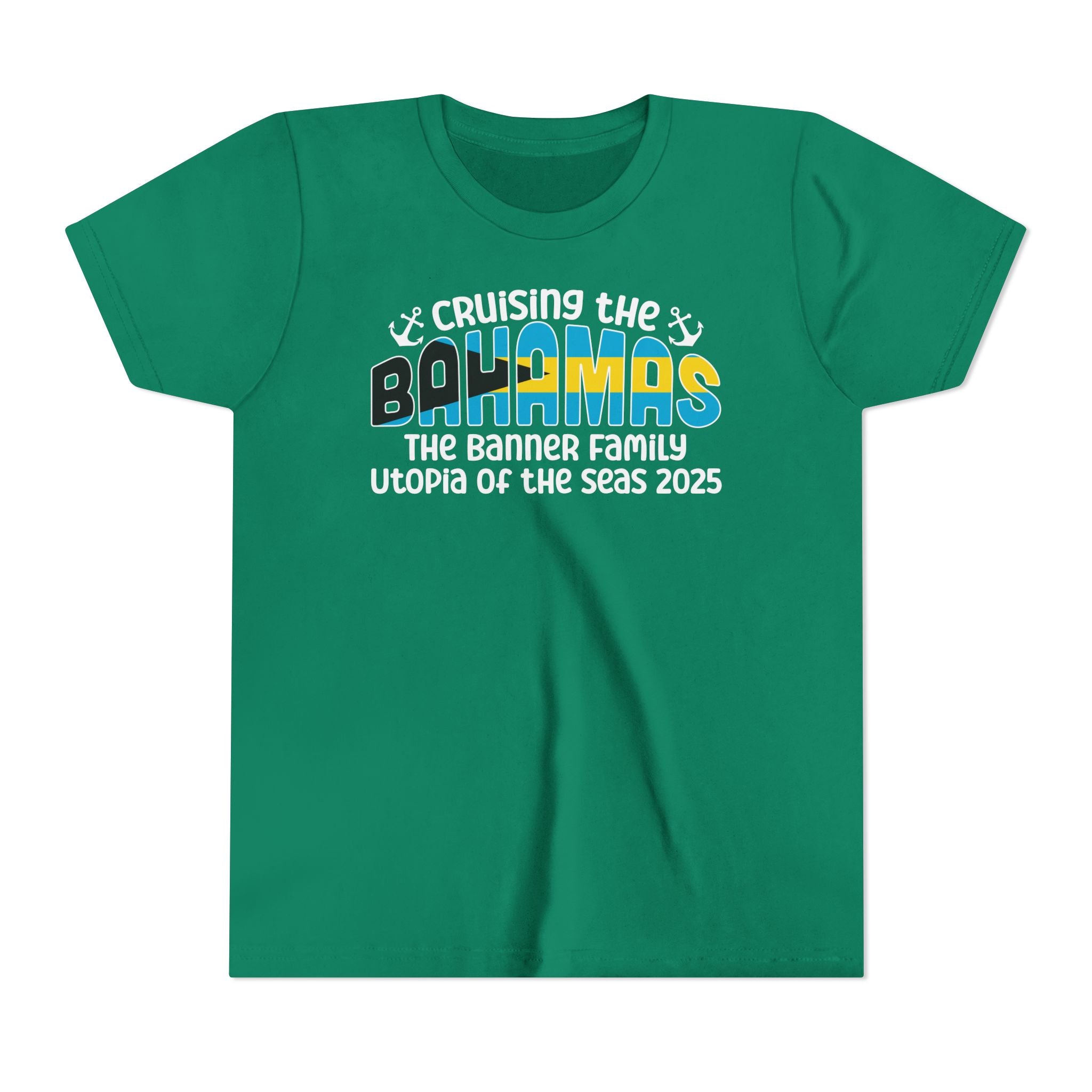 Cruising the Bahamas Youth Custom Cruise Tee