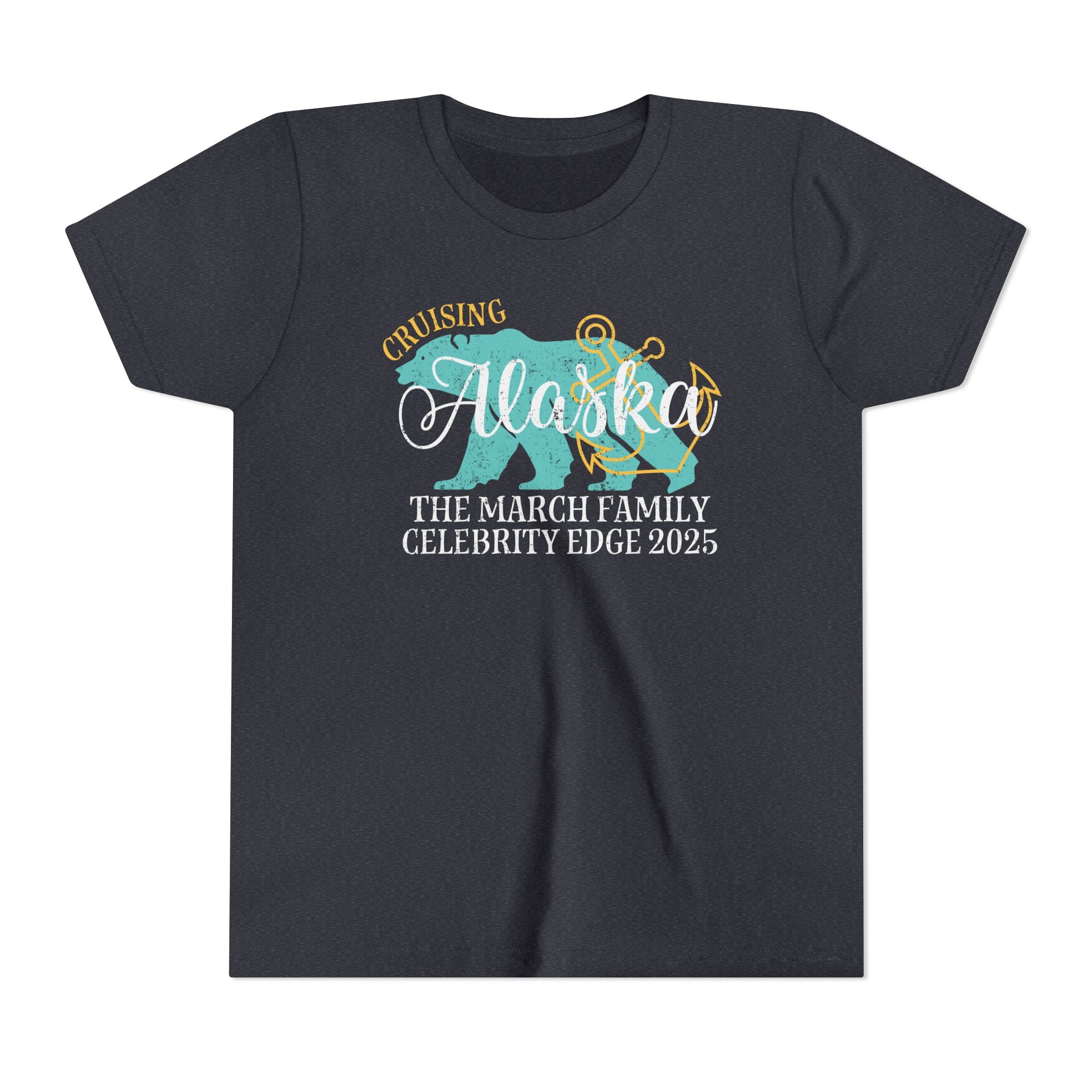 Cruising Alaska Bear Custom Youth Unisex Shirt
