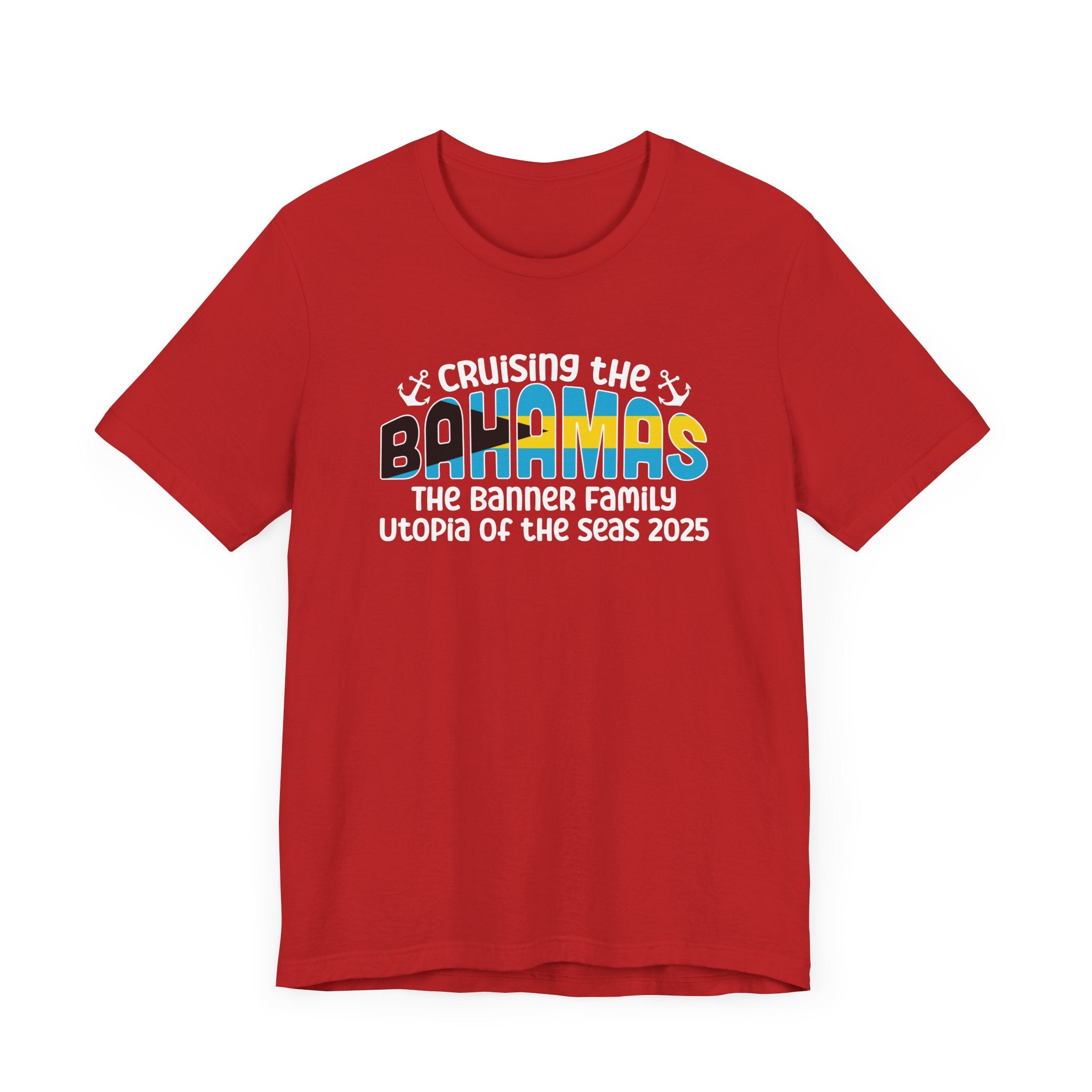Cruising the Bahamas Adult Custom Cruise Tee