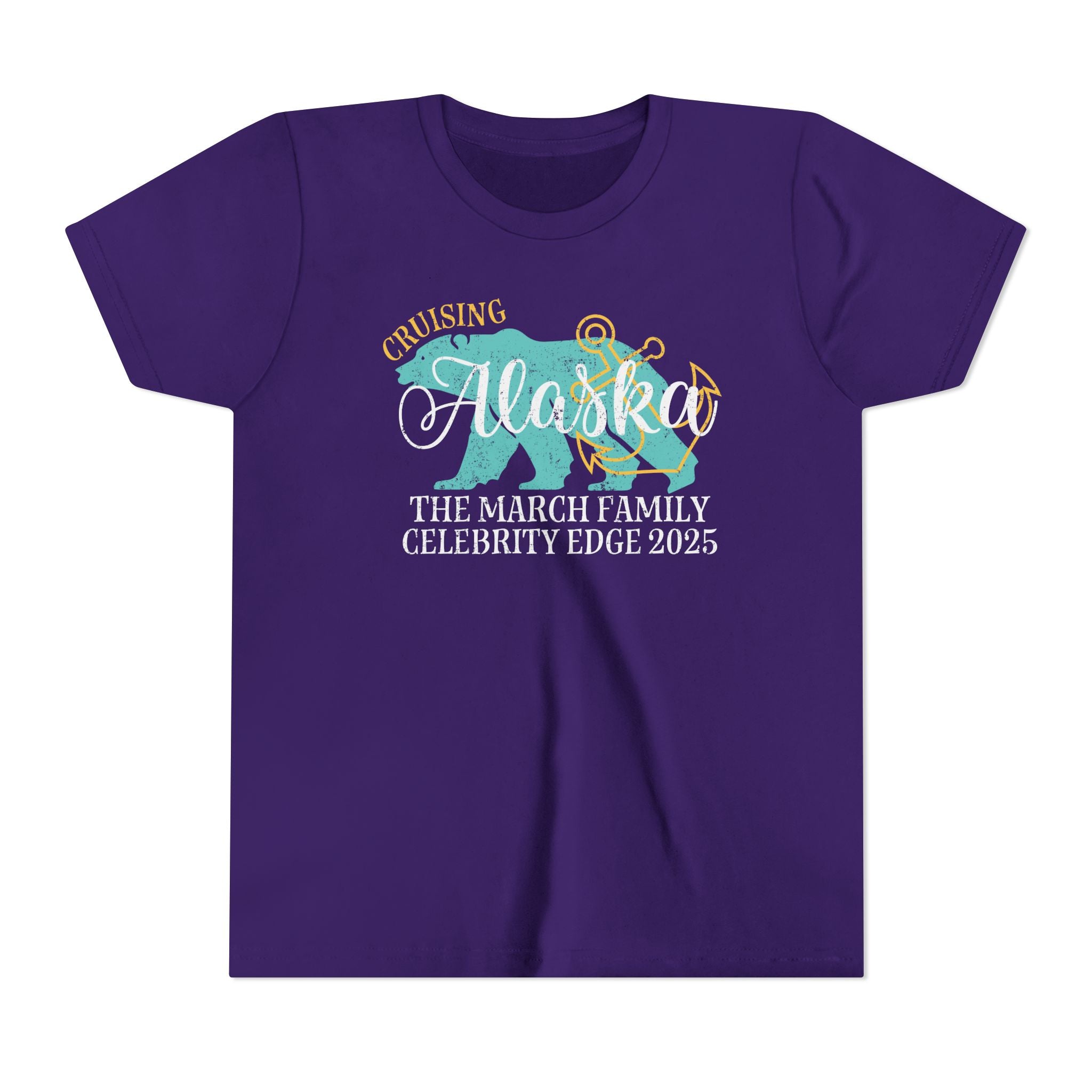 Cruising Alaska Bear Custom Youth Unisex Shirt