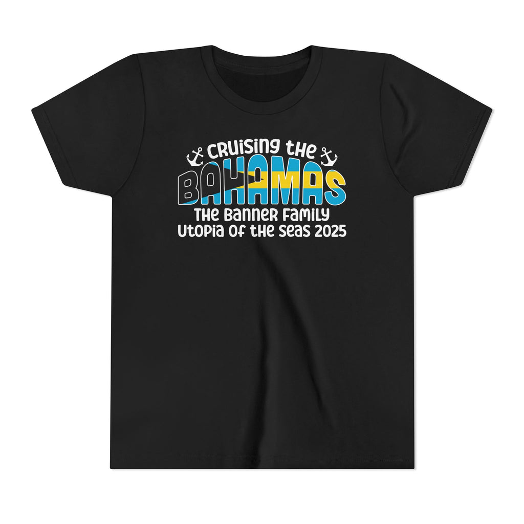 Cruising the Bahamas Youth Custom Cruise Tee