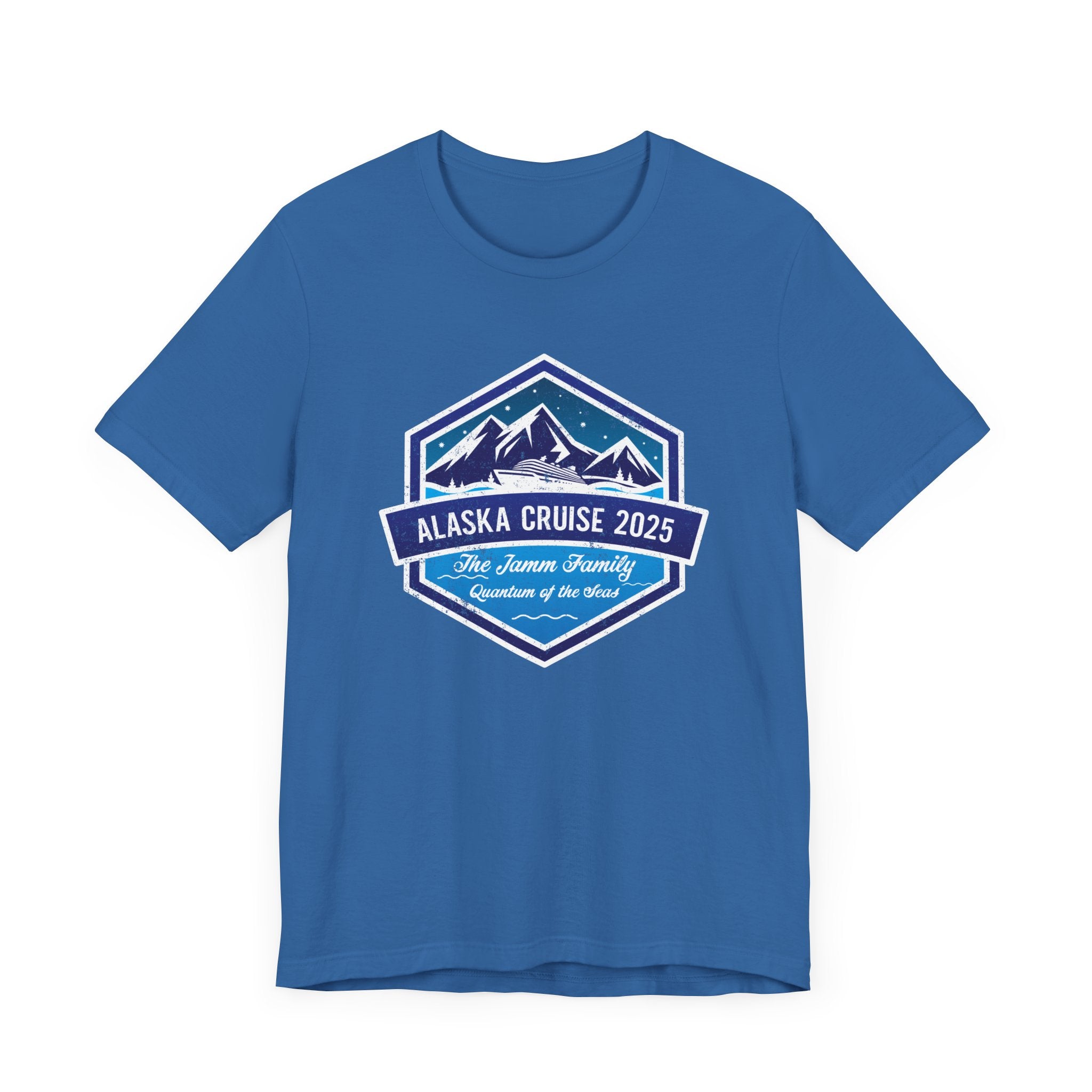 Alaska Cruise Retro Hexagon Custom Adult Tee