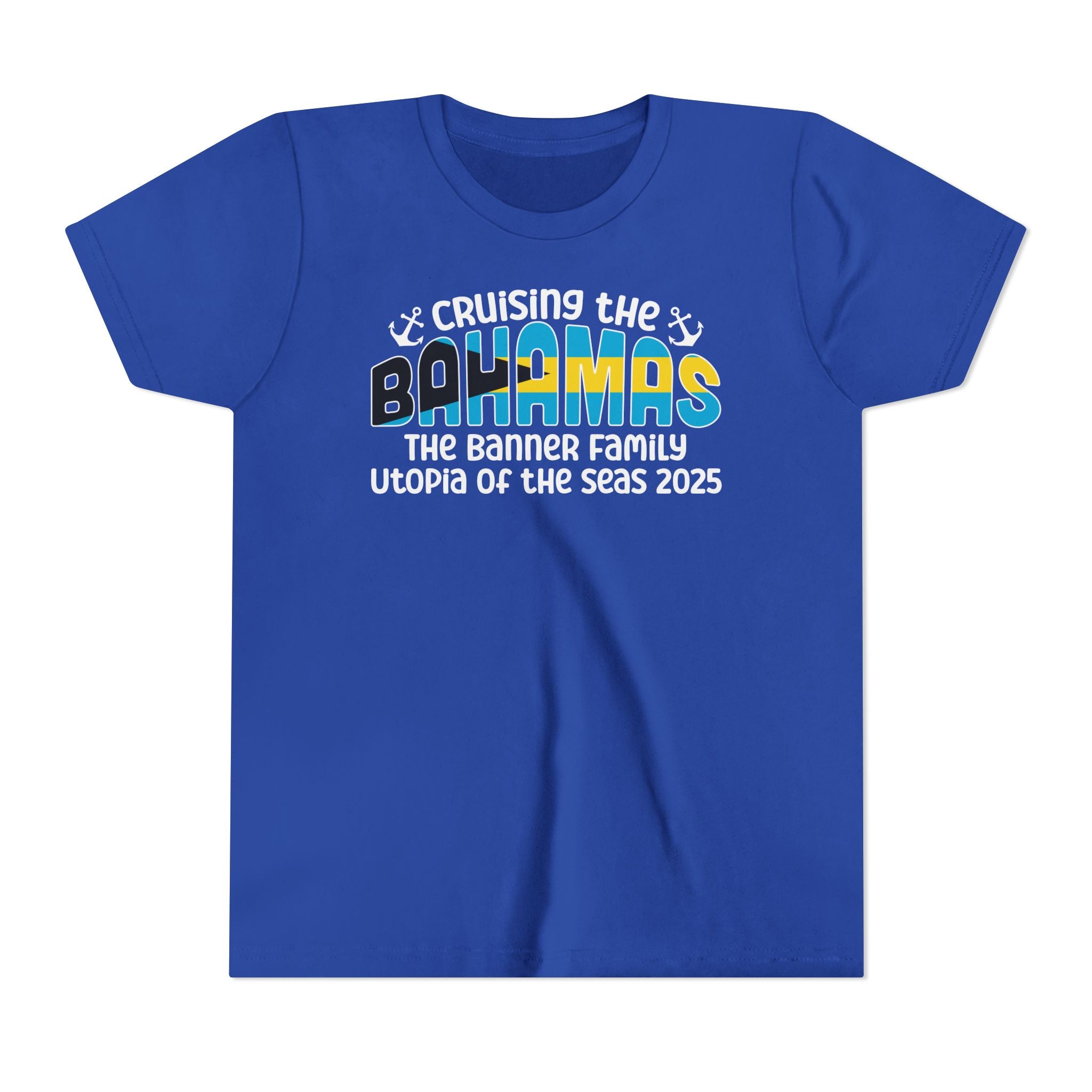 Cruising the Bahamas Youth Custom Cruise Tee
