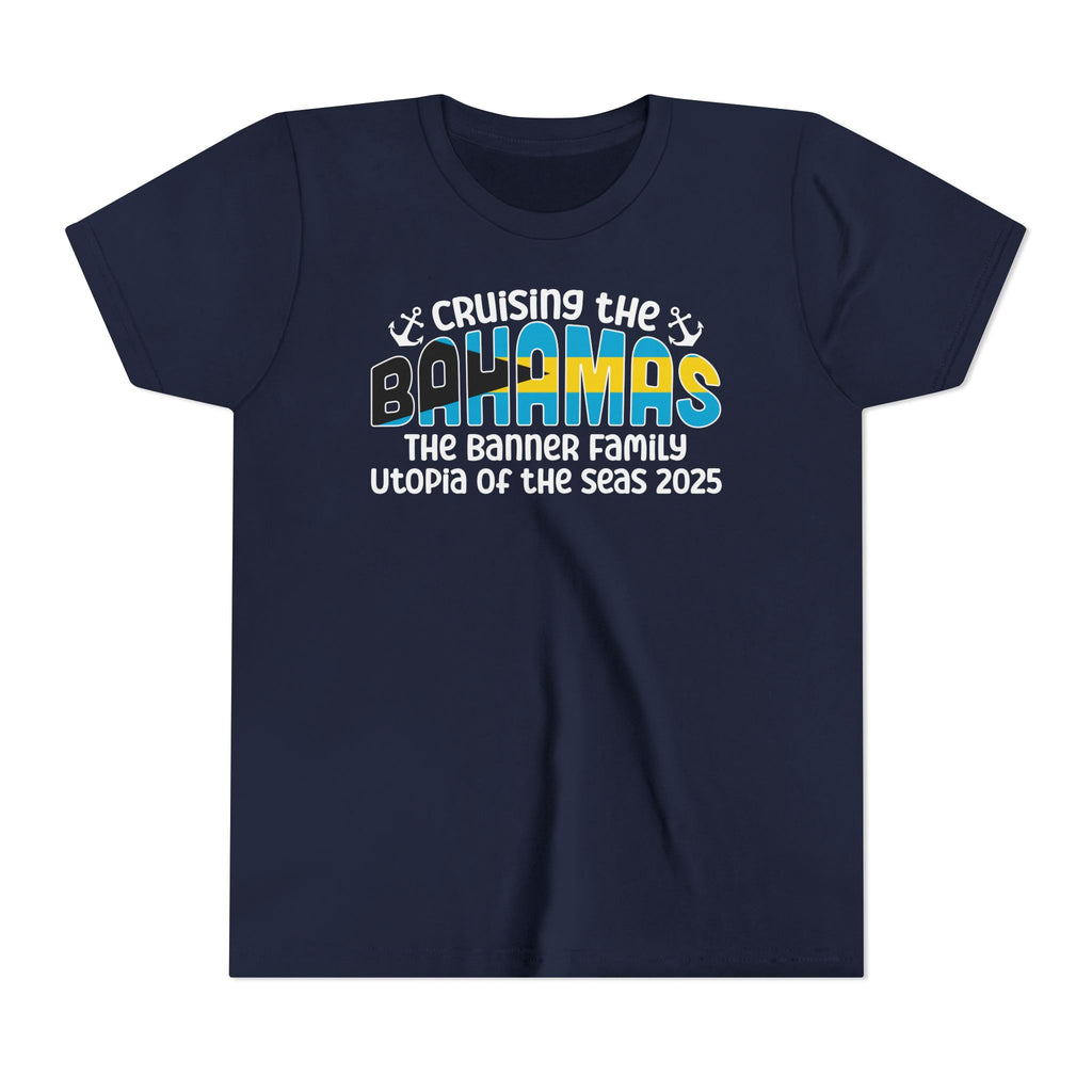 Cruising the Bahamas Youth Custom Cruise Tee