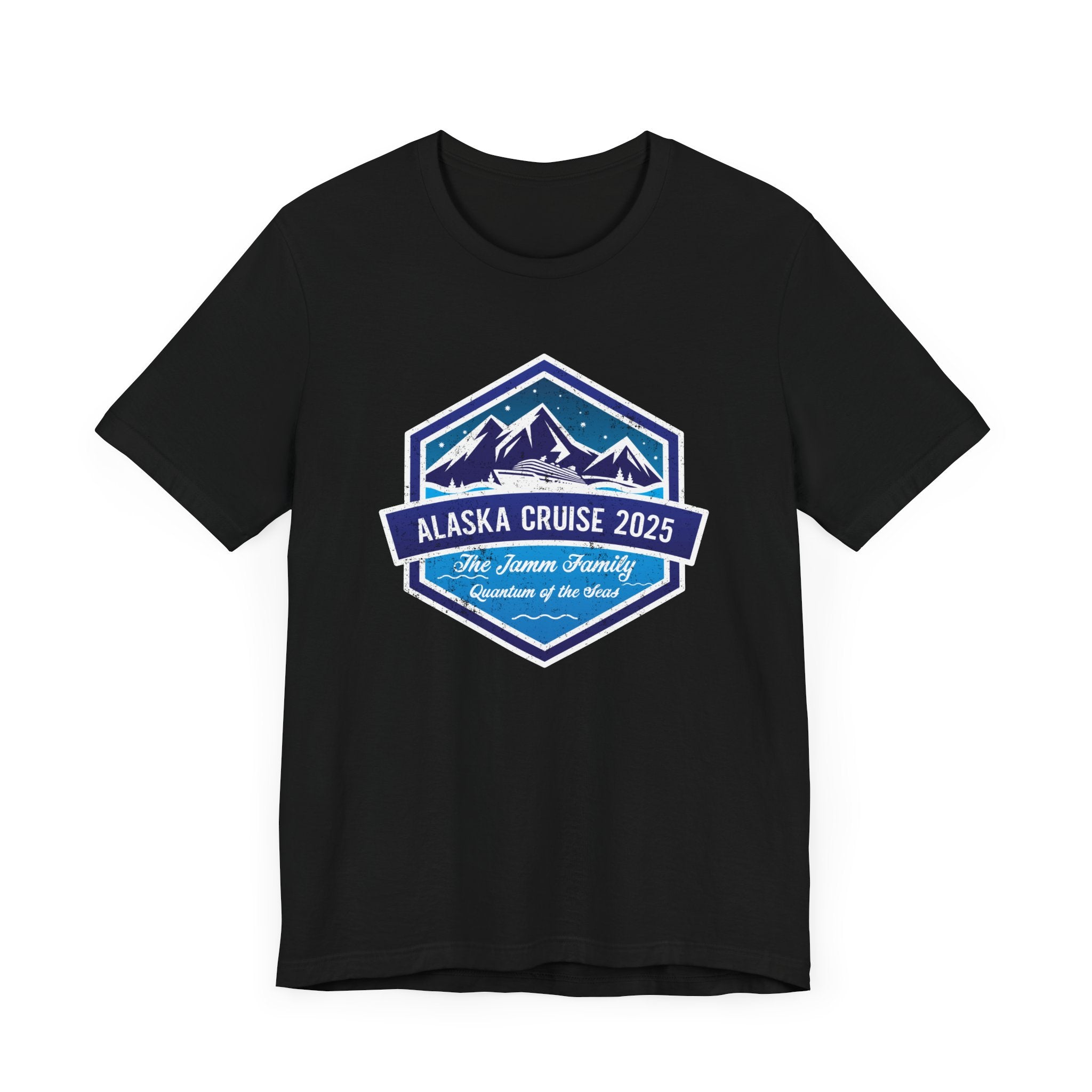 Alaska Cruise Retro Hexagon Custom Adult Tee