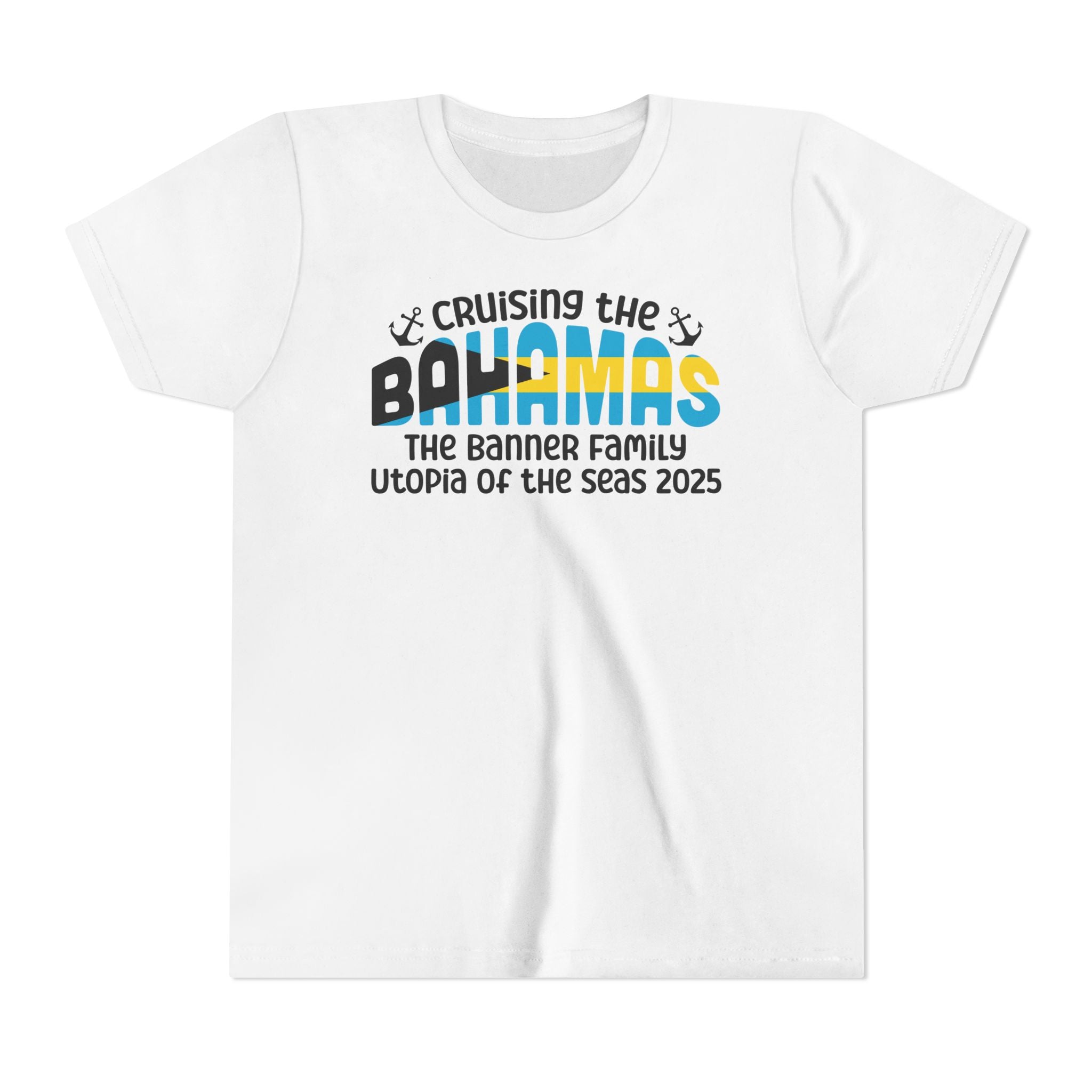 Cruising the Bahamas Youth Custom Cruise Tee