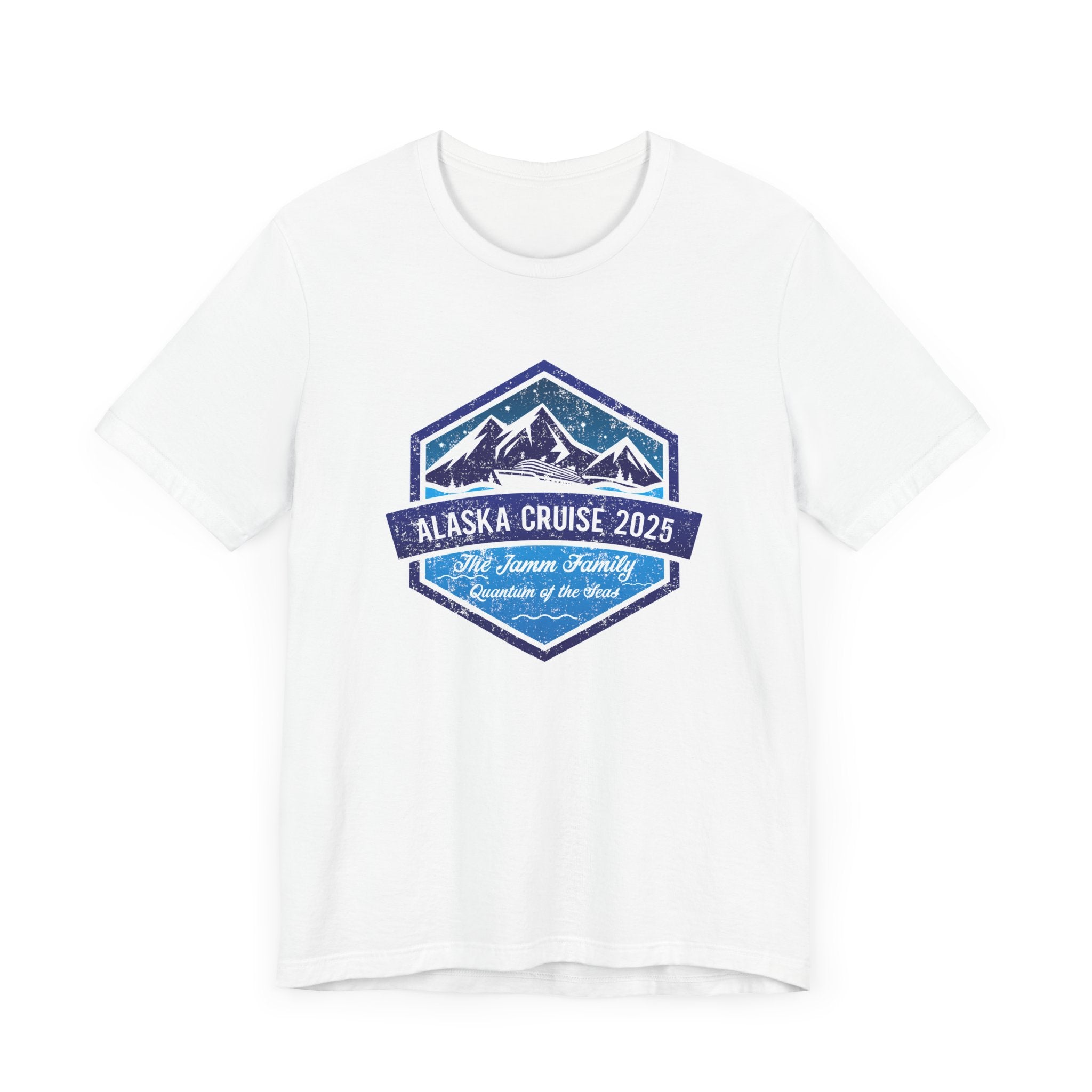 Alaska Cruise Retro Hexagon Custom Adult Tee