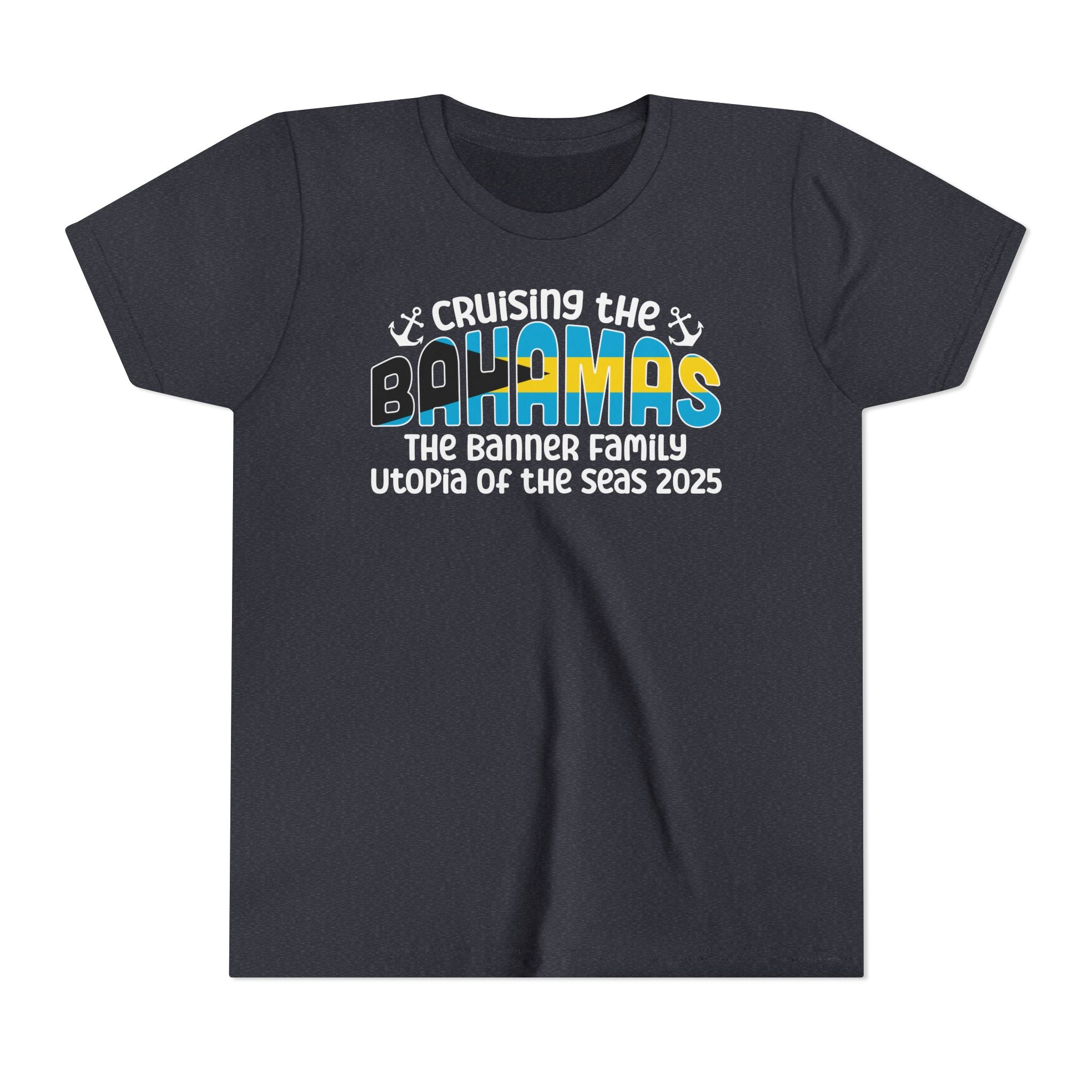Cruising the Bahamas Youth Custom Cruise Tee