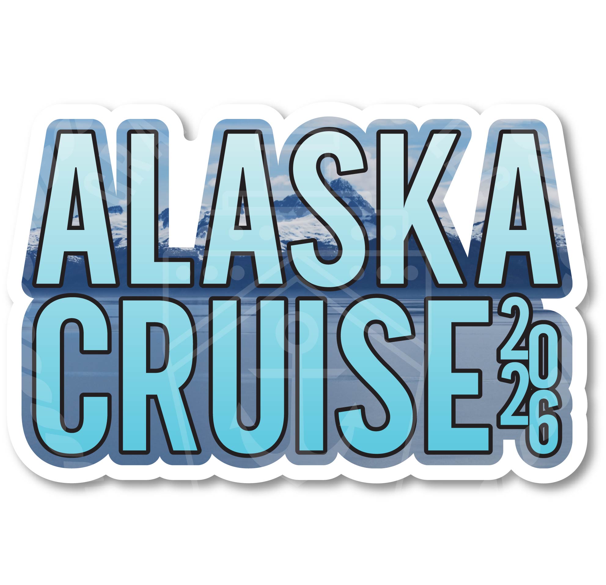 Alaska 2026 Cruise Magnet- Cruising Decorative Stateroom Magnets