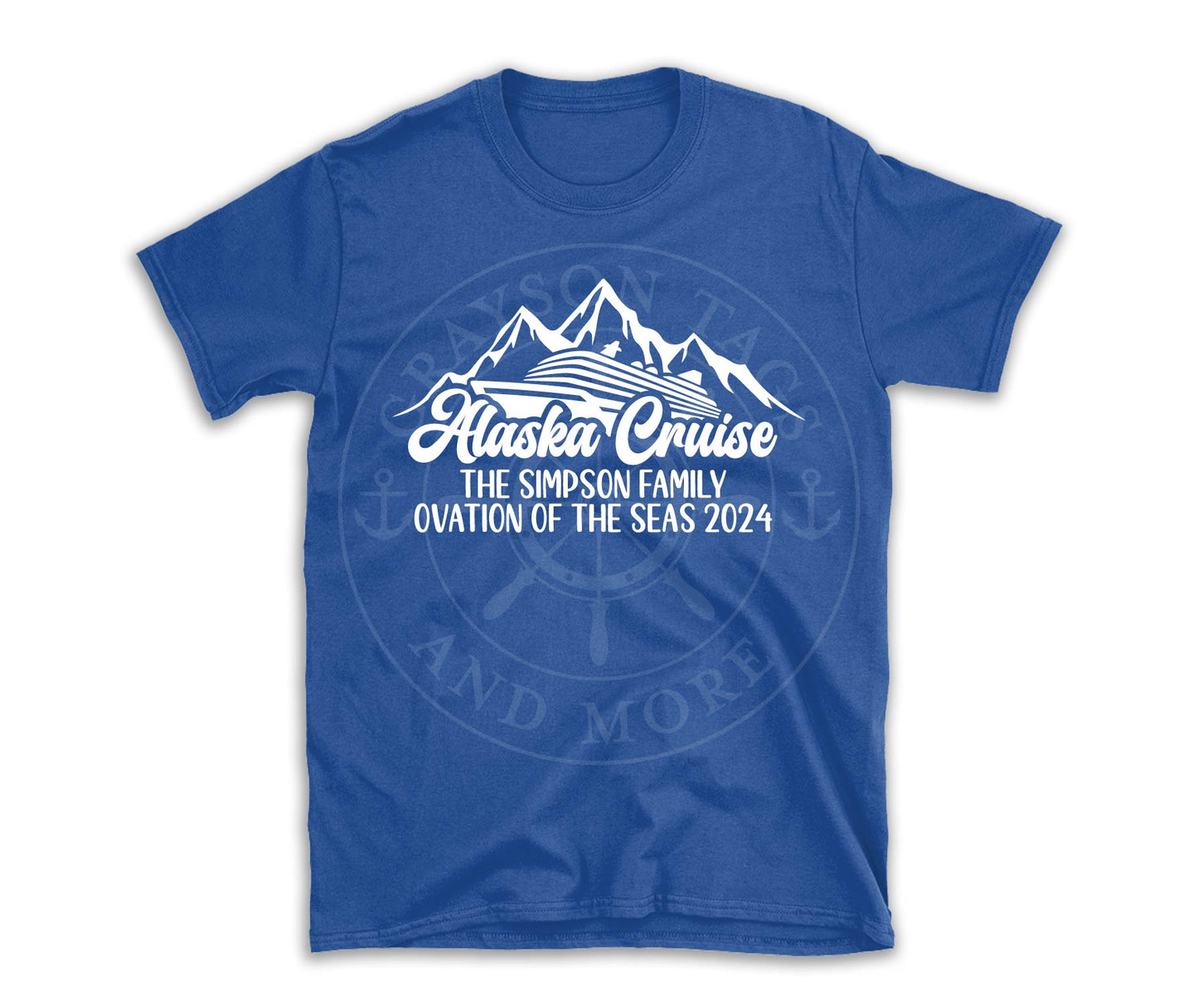 Alaska Cruise Mountains Ship Custom Shirt