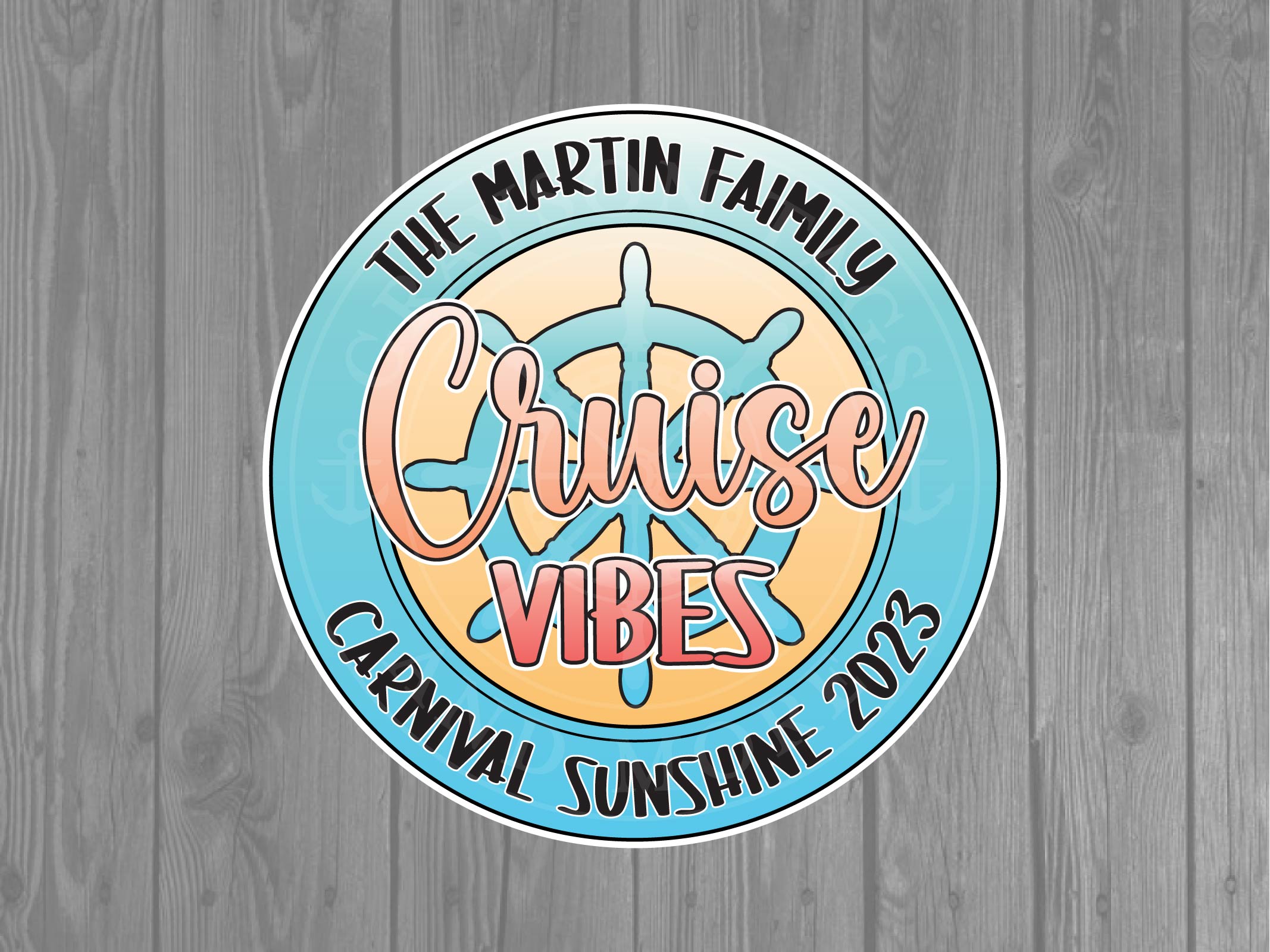 Cruise Vibes Custom Magnet