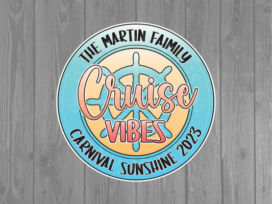 Cruise Vibes Custom Magnet