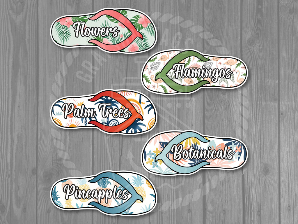 Colorful Flip Flop Custom Magnets