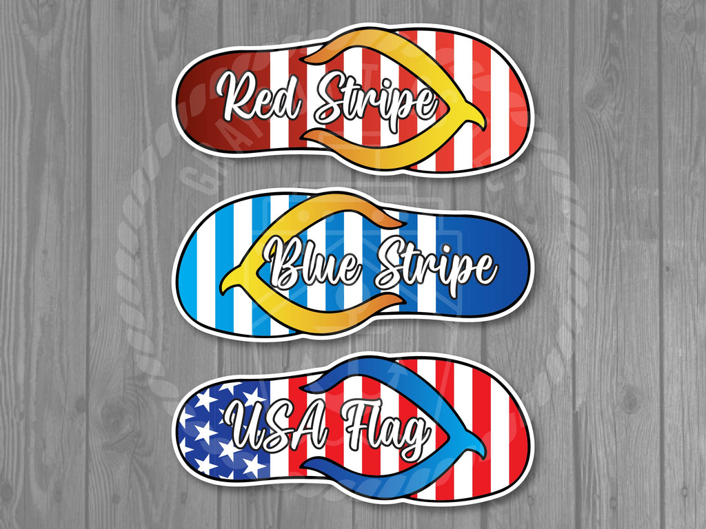 Colorful Flip Flop Custom Magnets