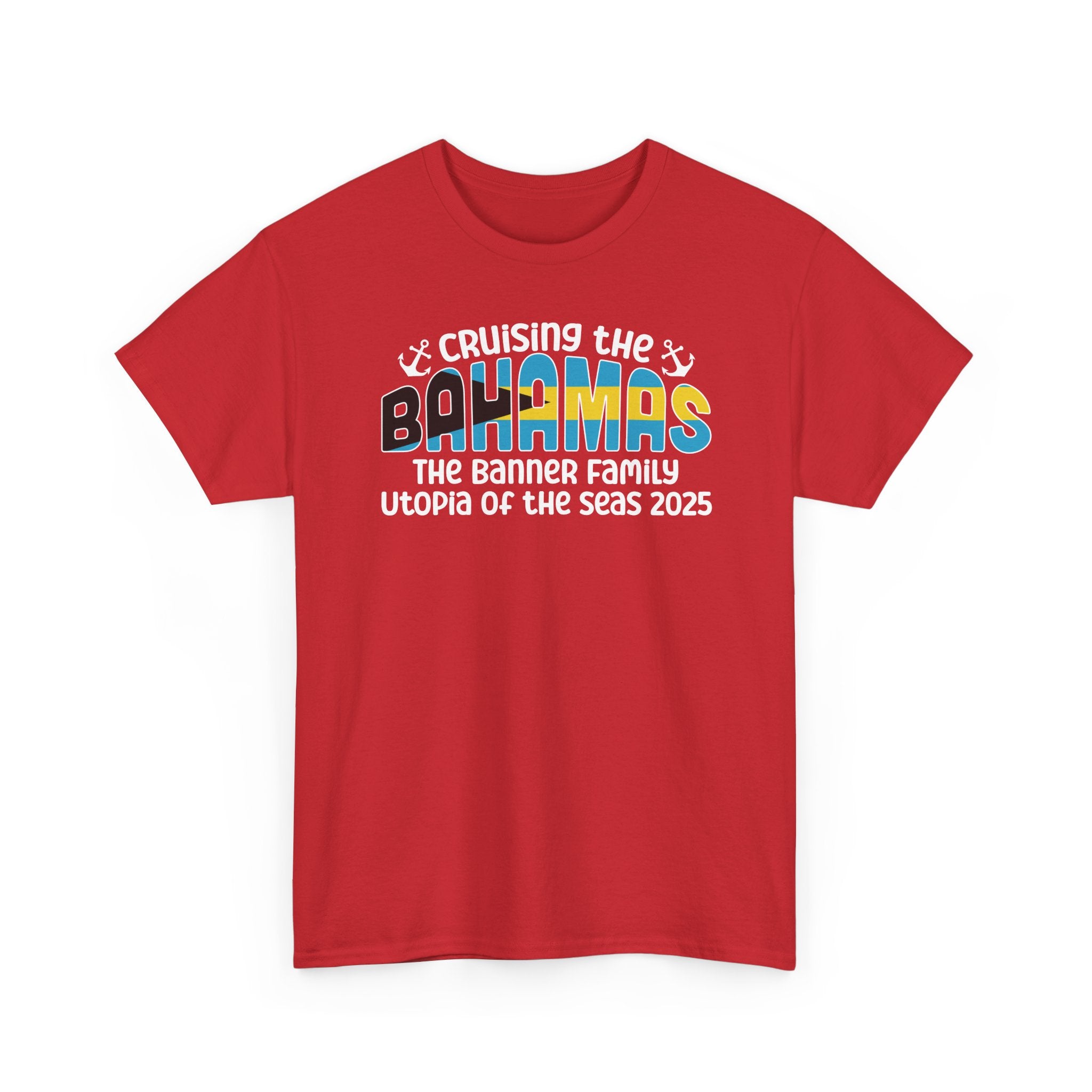 Custom Cruising The Bahamas Cruise T-Shirts, Personalized Cruising Matching Tees, Matching Family Apparel