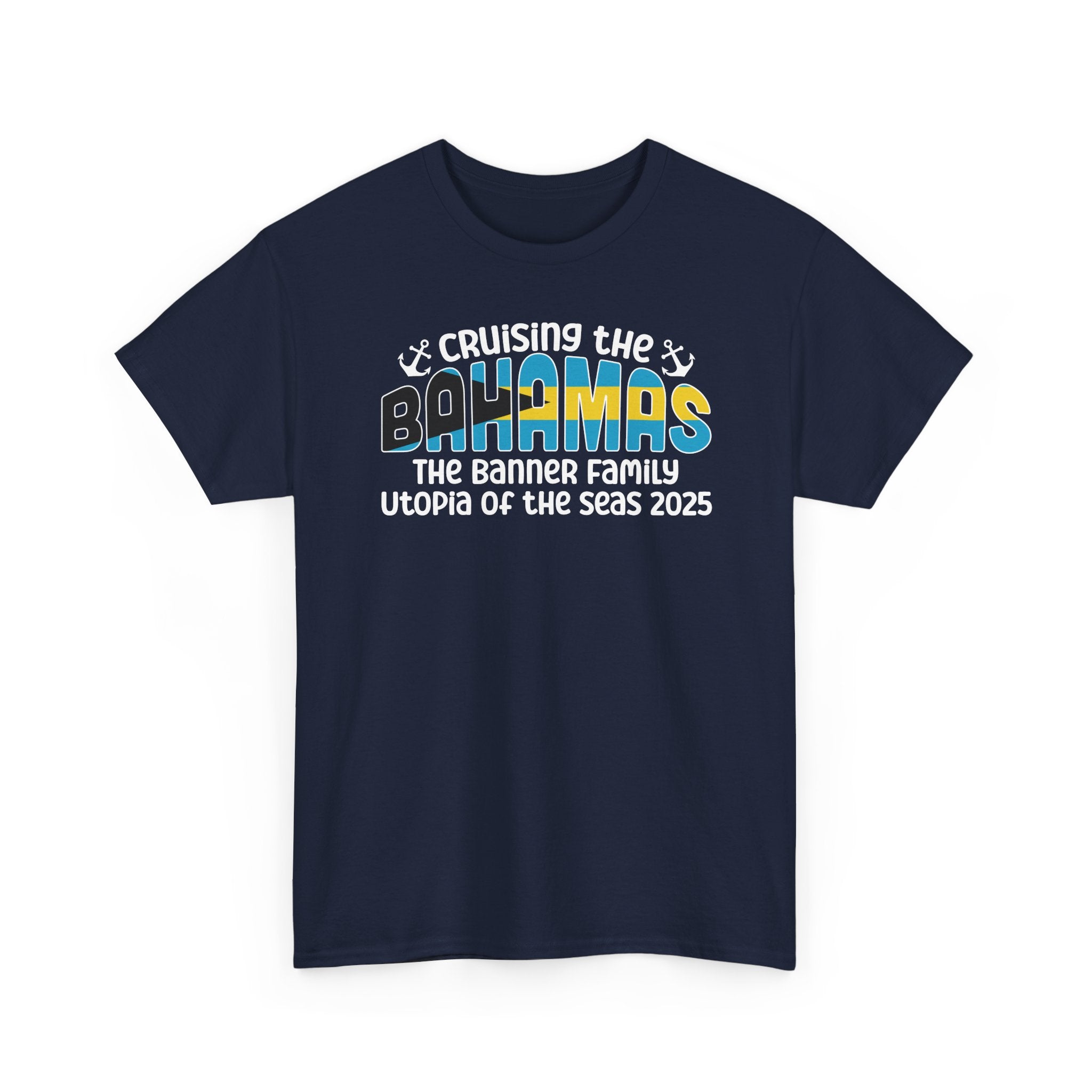 Custom Cruising The Bahamas Cruise T-Shirts, Personalized Cruising Matching Tees, Matching Family Apparel