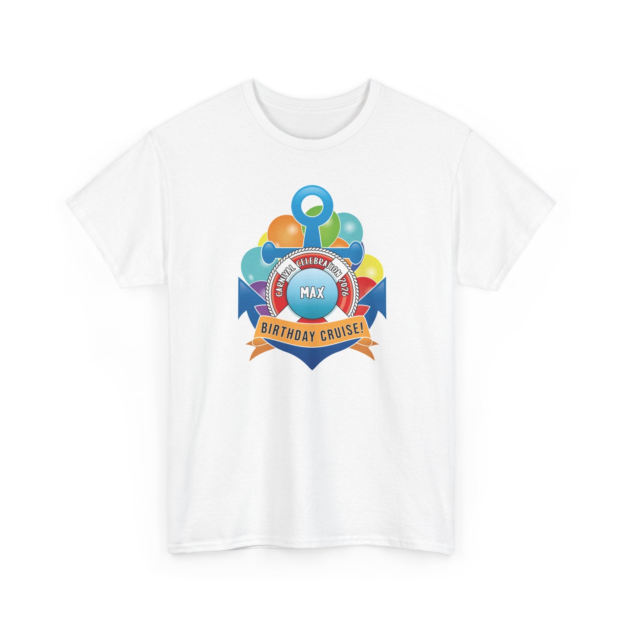 Custom Birthday Anchor Cruise T-Shirts, Personalized Cruising Matching Tees, Matching Family Apparel