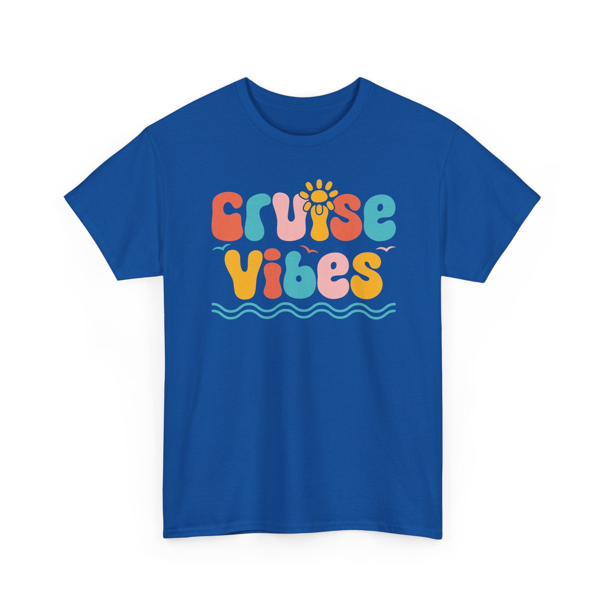 Cruise Vibes Boho Graphic Tee, Cruising Matching Shirts, Matching Family Apparel, Bohemian Retro Tees
