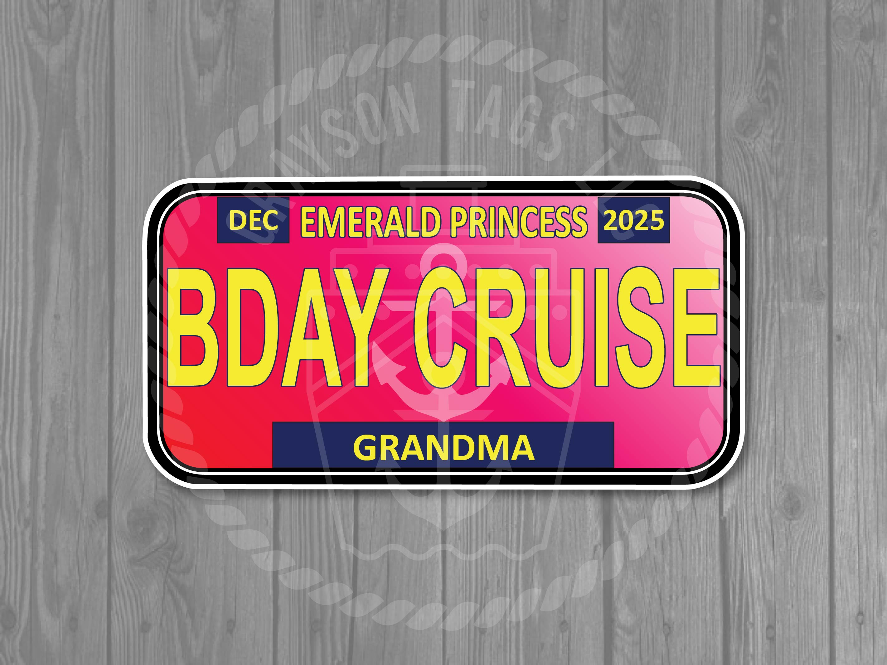 Custom License Plate Magnets - Several Designs to Choose From!