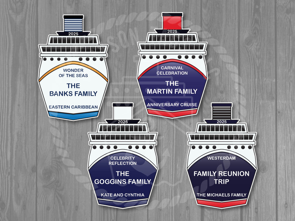 Custom Ship Front Magnet