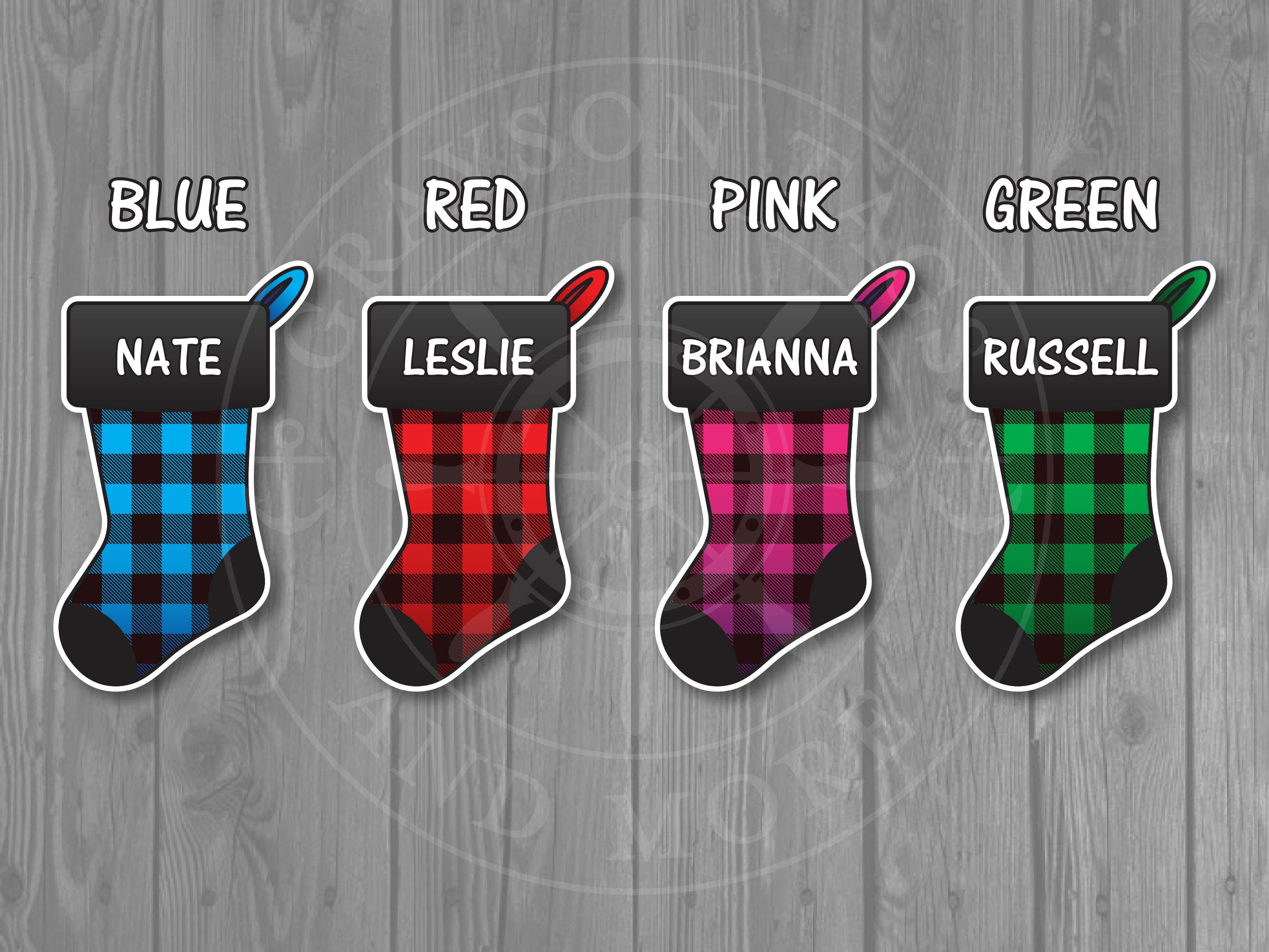 Christmas Stocking Stateroom Door Magnet