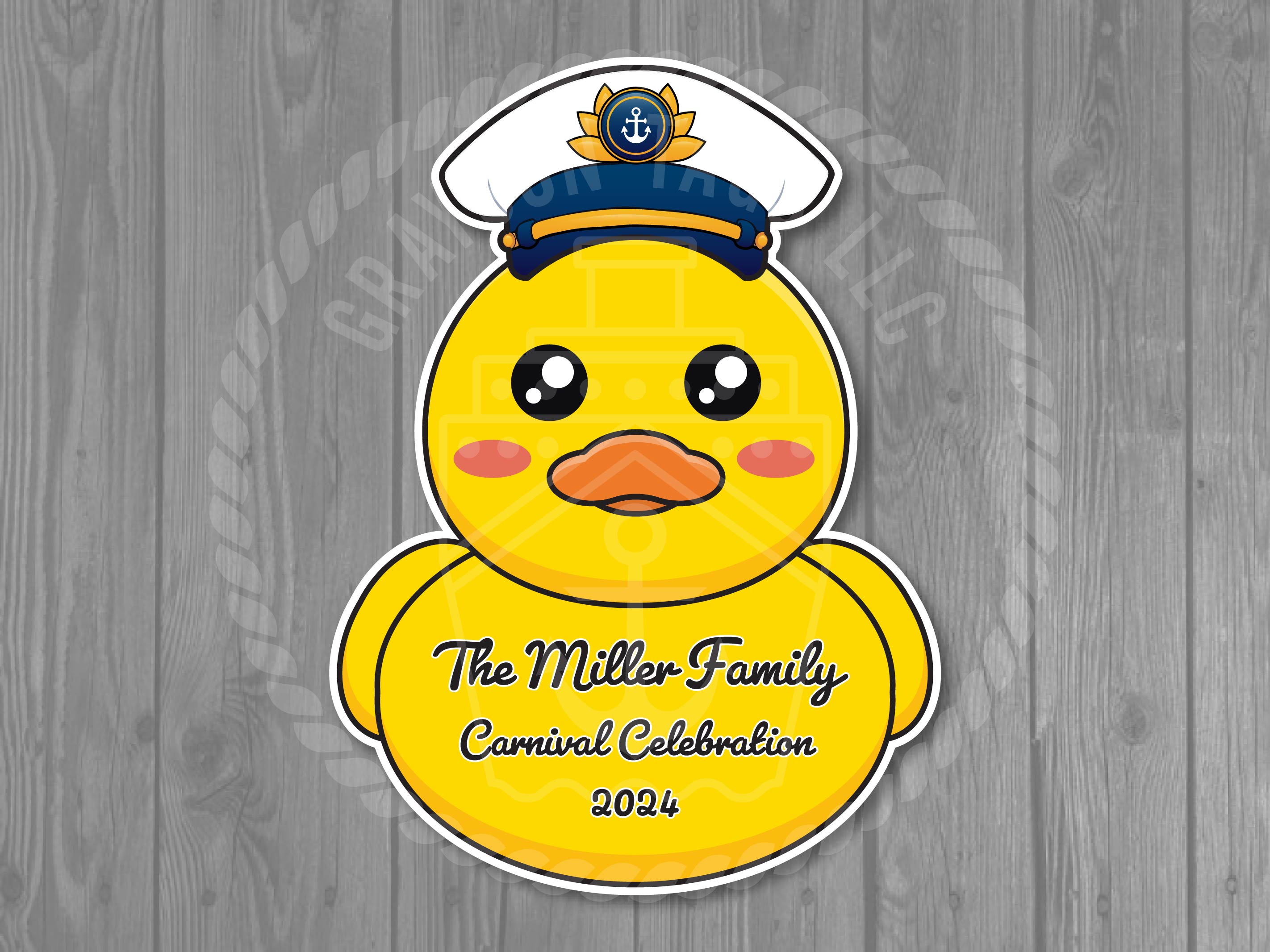 X-Large Cruise Duck Magnet