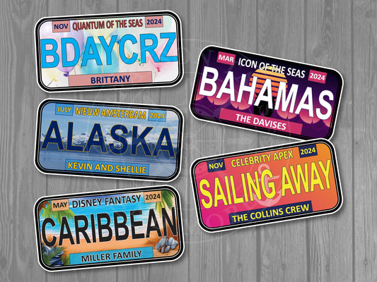 Custom License Plate Magnets - Several Designs to Choose From!