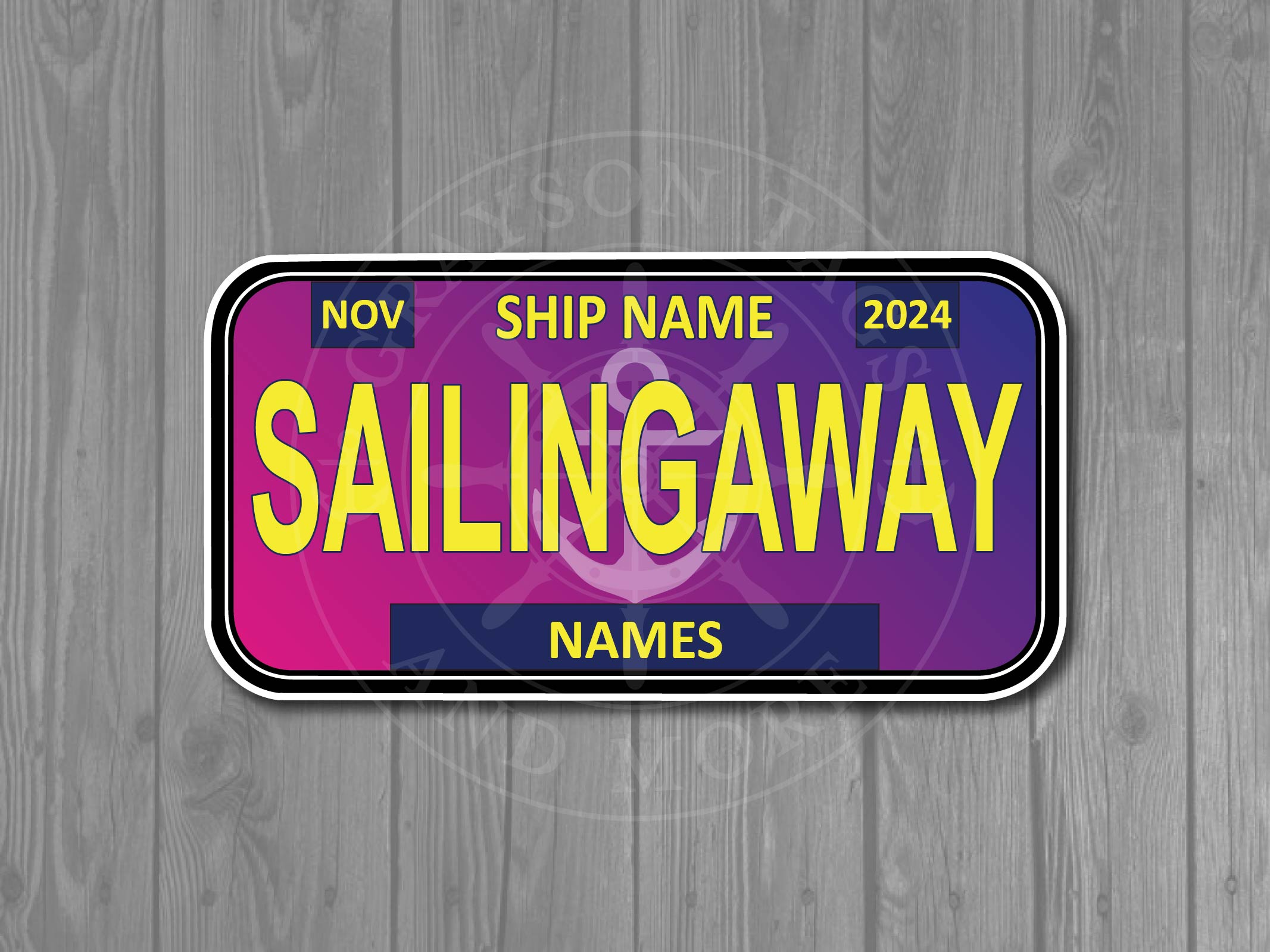 Custom License Plate Magnets - Several Designs to Choose From!