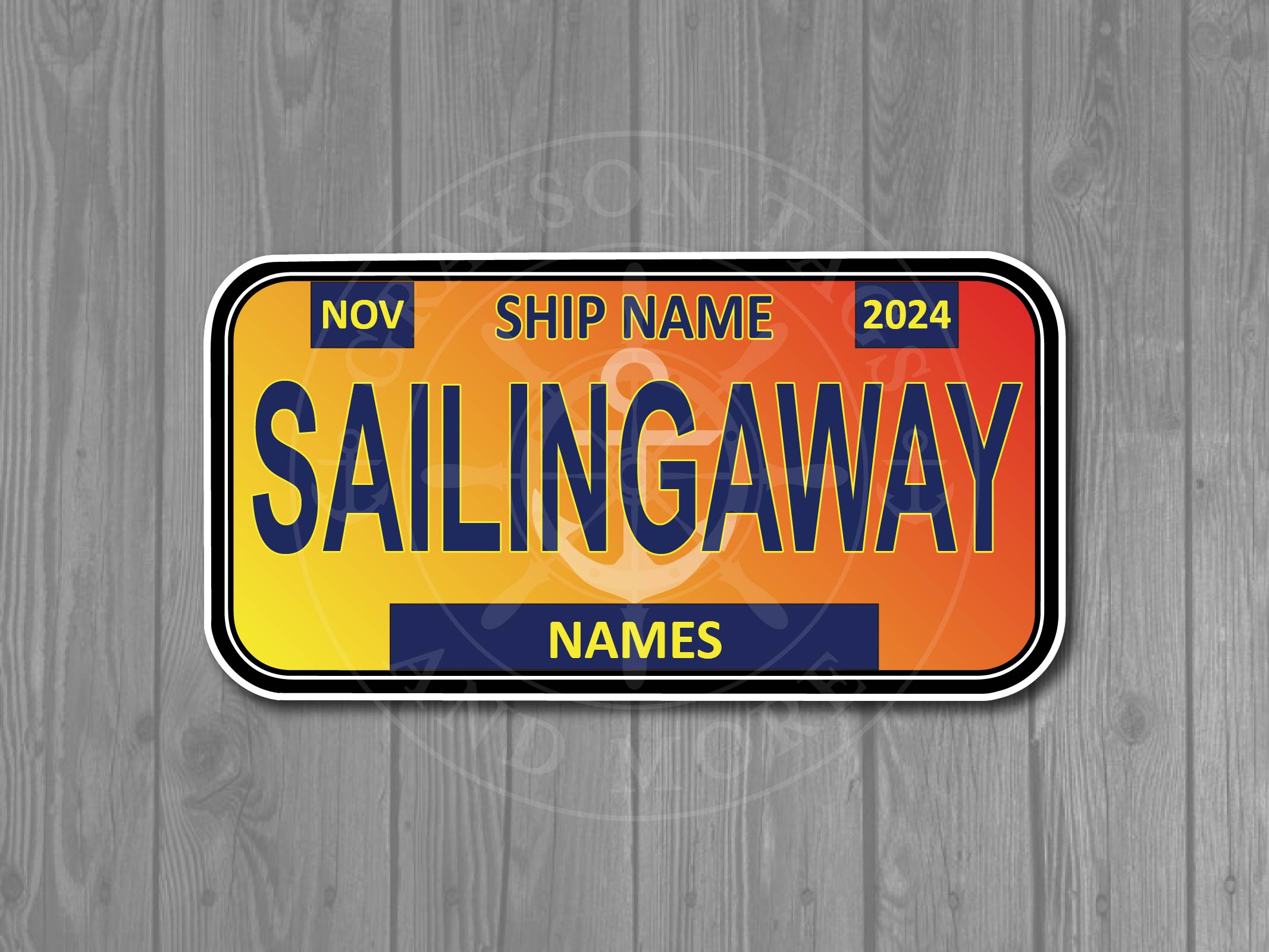 Custom License Plate Magnets - Several Designs to Choose From!