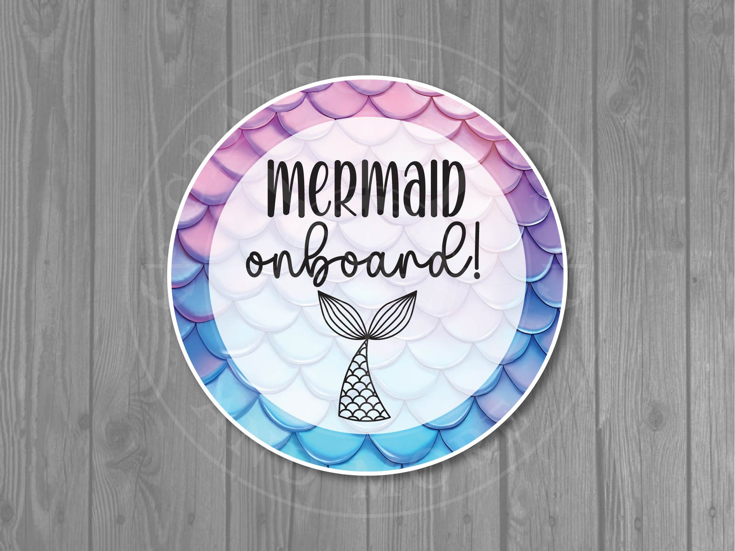 Mermaid Onboard Cruise Door Magnet