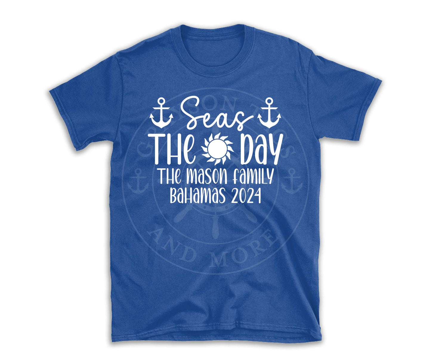 Seas the Day Custom Cruise Shirt | Personalized Cruise Tees