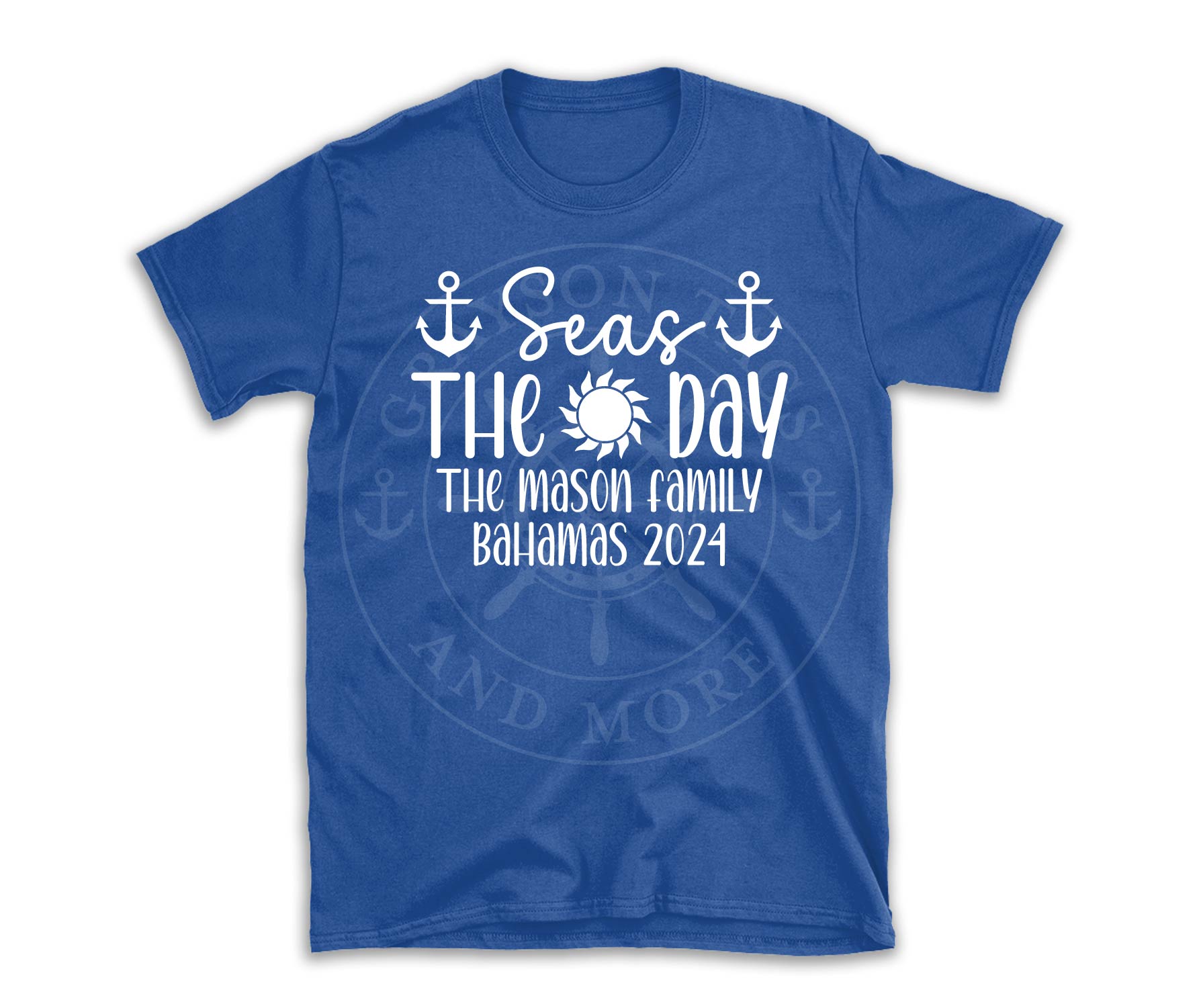 Seas the Day Custom Cruise Shirt | Personalized Cruise Tees