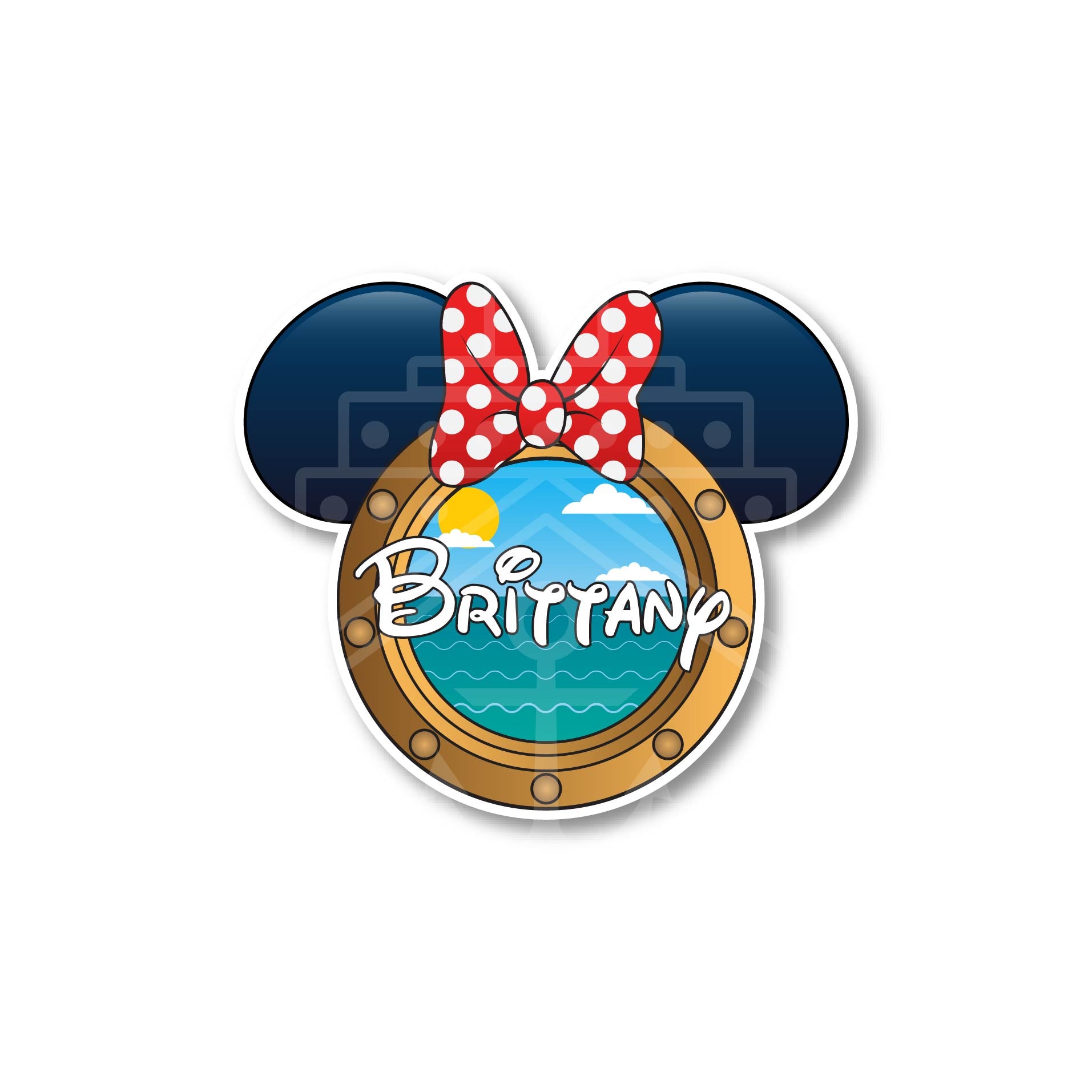 Customizable Cruise Ship Porthole Disney Cruise Door Magnets - Personalizable Porthole Magnet Set