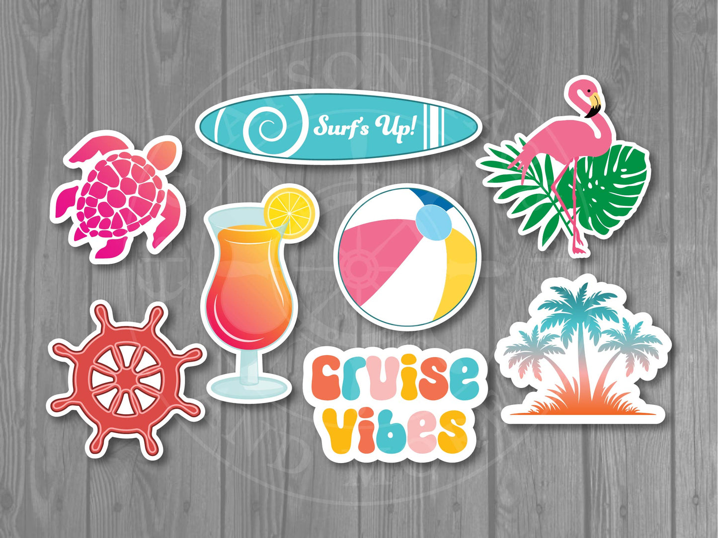 Cruise Vibes Boho Cruise Door Magnets